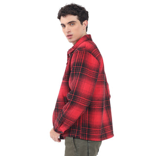 CHAMARRA PARA HOMBRE FLANNEL CHECKED JACKET FOREVER 21