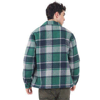 CHAMARRA PARA HOMBRE FLANNEL CHECKED JACKET FOREVER 21