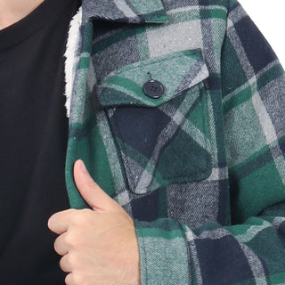 CHAMARRA PARA HOMBRE FLANNEL CHECKED JACKET FOREVER 21