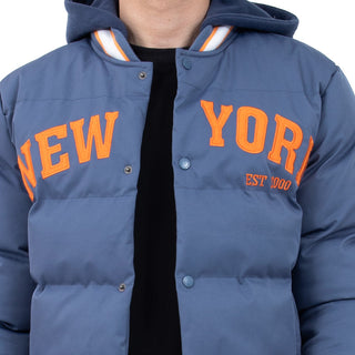 Chamarra  Varsity Bordado Capucha