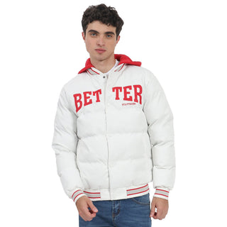 Chamarra  Varsity Bordado Capucha