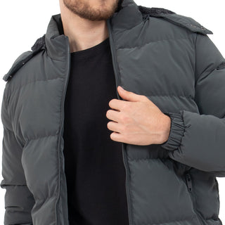 Chamarra  Puffer con Capucha Removible