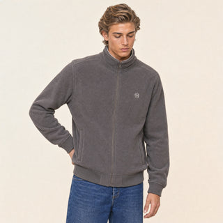 Chamarra Fleece con Zipper para Hombre Forever 21 #color_café