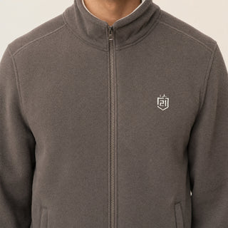 Chamarra Fleece con Zipper para Hombre Forever 21 #color_café