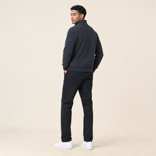 Chamarra Fleece con Zipper para Hombre Forever 21 #color_negro