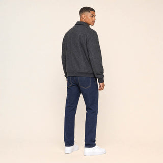 Chamarra Bomber con Bolsillos para Hombre Forever 21 #color_gris-oscuro
