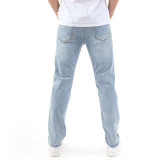 Jeans Straight de Mezclilla Stretch