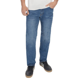 Jeans Straight de Mezclilla Stretch