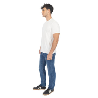 Jeans Straight de Mezclilla Stretch