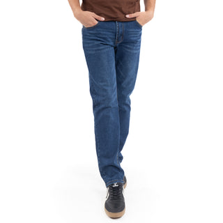 Jeans Straight de Mezclilla Stretch