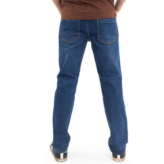 Jeans Straight de Mezclilla Stretch