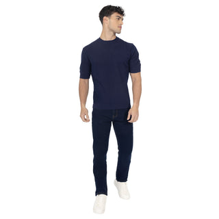 Jeans Straight de mezclilla