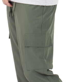 PANTALÓN JOGGER PARA HOMBRE DE NYLON BOLSAS LATERALES FOREVER 21