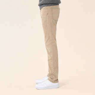 Pantalon Straight de Mezclilla Stretch para Hombre Forever 21 #color_beige