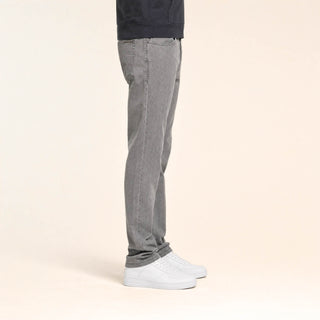 Pantalon Straight de Mezclilla Stretch para Hombre Forever 21 #color_gris