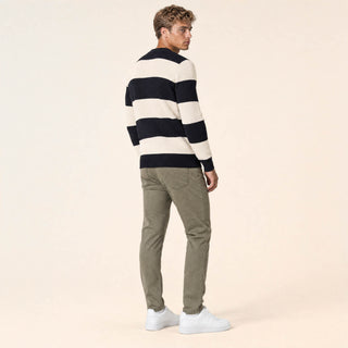 Pantalon Straight de Mezclilla Stretch para Hombre Forever 21 #color_olivo