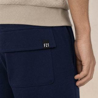 Pantalon Wide Leg con Jareta para Hombre Forever 21 #color_azul-marino