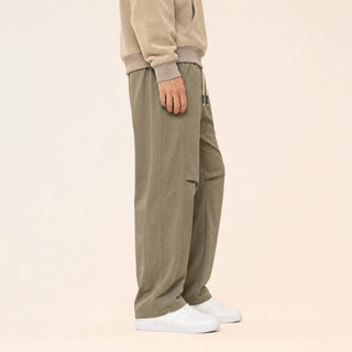 Pantalon Wide Leg con Jareta para Hombre Forever 21 #color_olivo