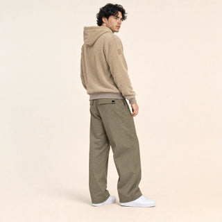 Pantalon Wide Leg con Jareta para Hombre Forever 21 #color_olivo