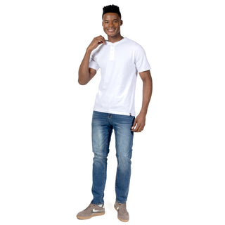 Playera Henley de 100% Algodón