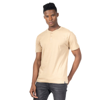 Playera Henley de 100% Algodón