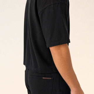 Playera Oversized de Algodón para Hombre Forever 21 #color_negro