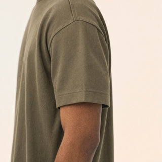 Playera Oversized de Algodón para Hombre Forever 21 #color_olivo