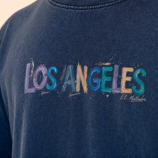 Playera Oversized con Estampado para Hombre Forever 21 #color_azul-marino