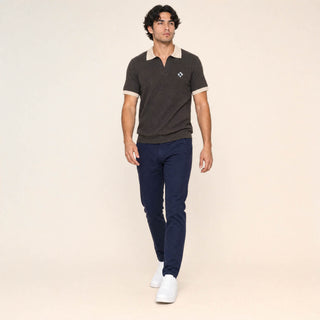 Playera Polo con Contraste para Hombre Forever 21 #color_café