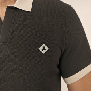 Playera Polo con Contraste para Hombre Forever 21 #color_café