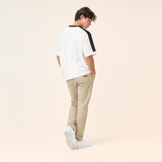 Playera Oversized con Grafico para Hombre Forever 21 #color_hueso