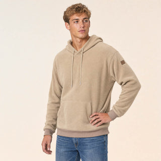 Sudadera Hoodie con Bolsillo para Hombre Forever 21 #color_beige