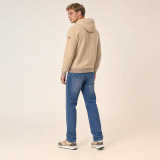 Sudadera Hoodie con Bolsillo para Hombre Forever 21 #color_beige