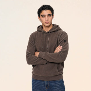 Sudadera Hoodie con Bolsillo para Hombre Forever 21 #color_café