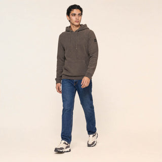 Sudadera Hoodie con Bolsillo para Hombre Forever 21 #color_café