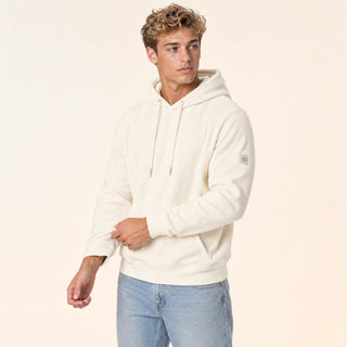 Sudadera Hoodie con Bolsillo para Hombre Forever 21 #color_hueso