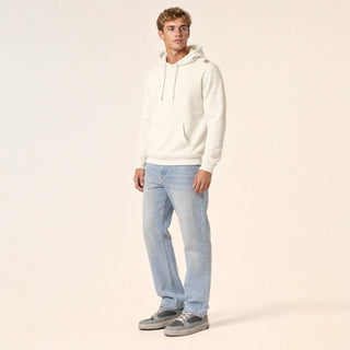Sudadera Hoodie con Bolsillo para Hombre Forever 21 #color_hueso