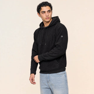Sudadera Hoodie con Bolsillo para Hombre Forever 21 #color_negro