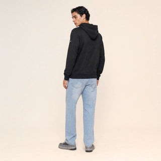 Sudadera Hoodie con Bolsillo para Hombre Forever 21 #color_negro