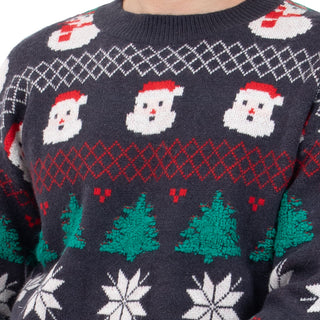 SWEATER PARA HOMBRE EMBROIDERY SANTA CLAUS FOREVER 21