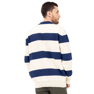 SWEATER PARA HOMBRE STRIPED WITH APPLICATION FOREVER 21