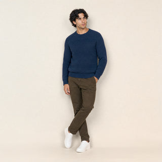 Sueter con Textura en Relieve para Hombre Forever 21 #color_azul-marino