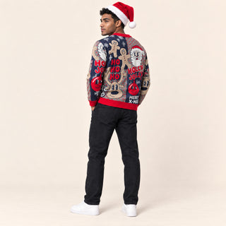 Suéter Navideño con Estampado para Hombre Forever 21 #color_rojo