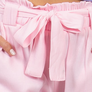 Short Relaxed Con Cintura Ajustable