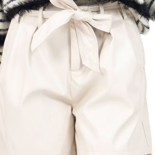 SHORT PARA MUJER FASHION PU WITH BOW FOREVER 21