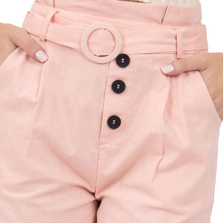 SHORT PARA MUJER FASHION WITH BELT & BUTTONS FOREVER 21