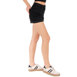 Short Denim con Desgaste Suave
