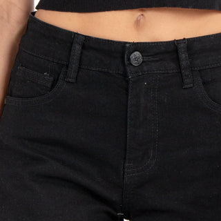 Short Denim con Desgaste Suave