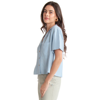 SUMMER LINEN BLOUSE