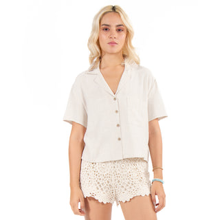 SUMMER LINEN BLOUSE